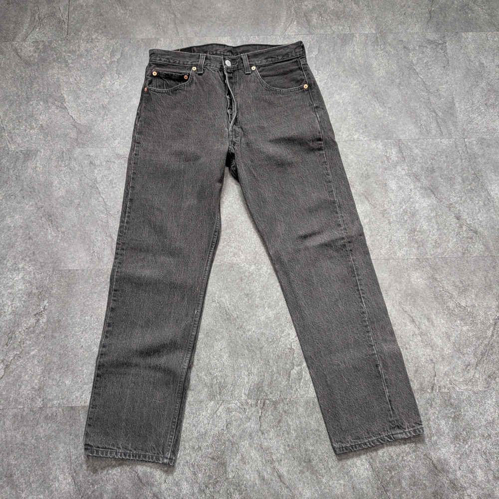 Levi's Gray Straight Jeans Classic Style